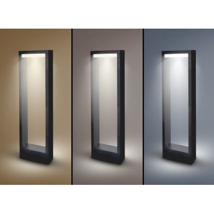 Brilagi - LED Ulkovalaisin RAGUSA LED/7W/230V 3000/4000/6000K musta IP54 50 cm