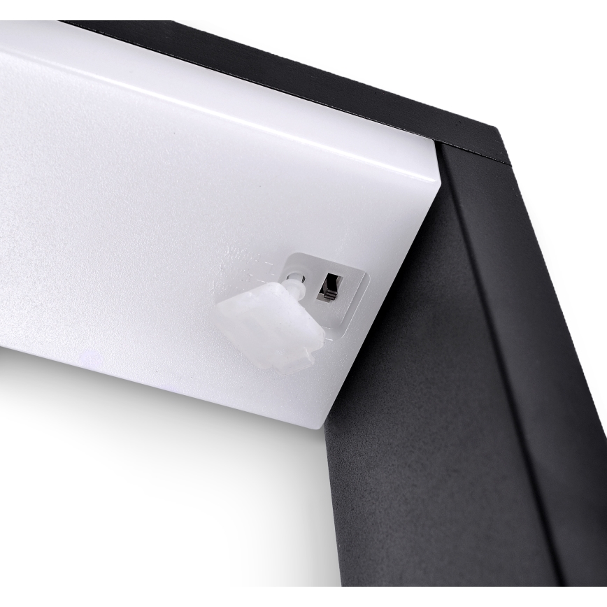 Brilagi - LED Ulkovalaisin RAGUSA LED/7W/230V 3000/4000/6000K musta IP54 50 cm