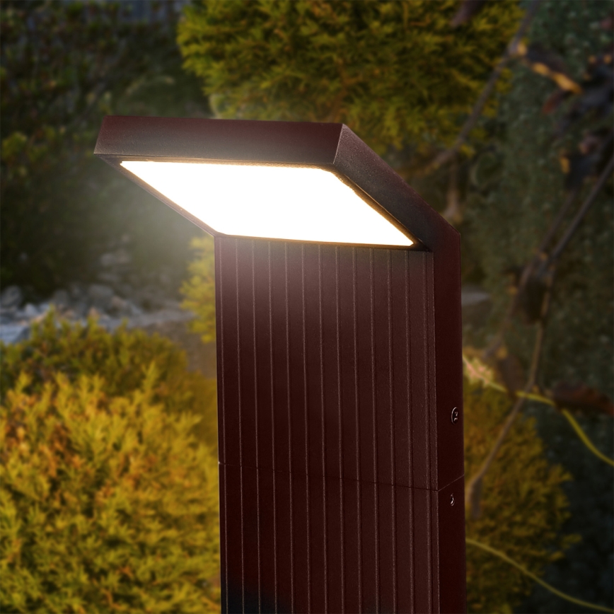 BRILAGI - LED-ulkovalaisin RIANO LED/8W/230V ruskea IP65 80 cm