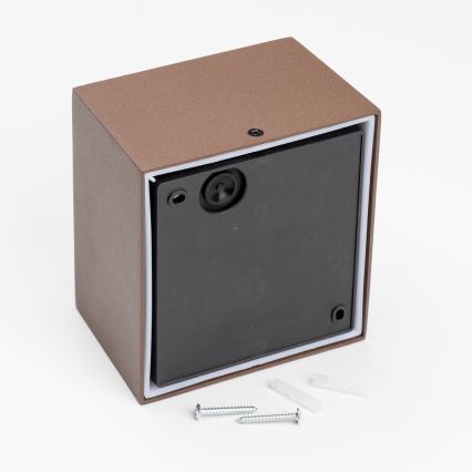 BRILAGI - LED-ulkovalaisin TERNI LED/12W/230V ruskea IP44