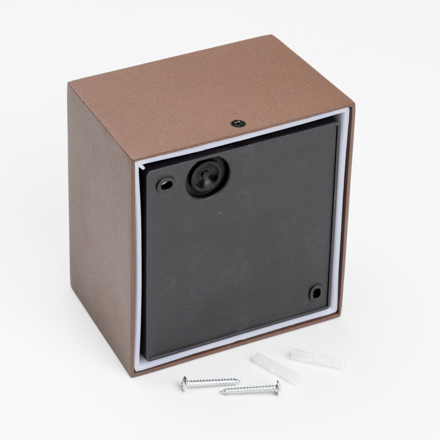 BRILAGI - LED-ulkovalaisin TERNI LED/12W/230V ruskea IP44