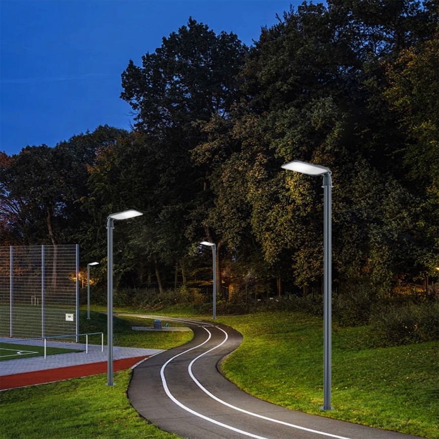 Brilagi - URBANLIGHT LED/100W/230V ulkokatuvalaisin 3 m pylväällä ja nivelellä antrasiitti IP65