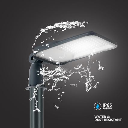 Brilagi - URBANLIGHT LED/100W/230V ulkokatuvalaisin 3 m pylväällä ja nivelellä antrasiitti IP65