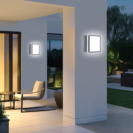 Brilagi - LED-ulkovalaisin liiketunnistimella BENE LED/24W/230V 26x26 cm antrasiitti IP54