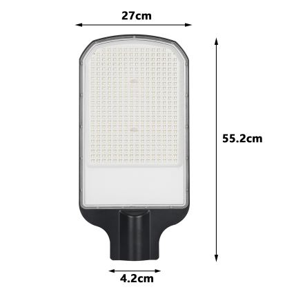 Brilagi - LED-ulkovalaisin URBANLIGHT LED/200W/230V musta IP65