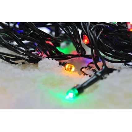 Brilagi - LED-ulkovaloketju 100 LED, 8 toimintoa, 13 m, IP44, monivärinen