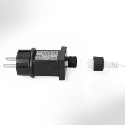 Brilagi - LED-ulkovaloketju 200 LEDiä / 8 toimintoa, 13 m, IP44, kylmänvalkoinen, jääpuikkovalot