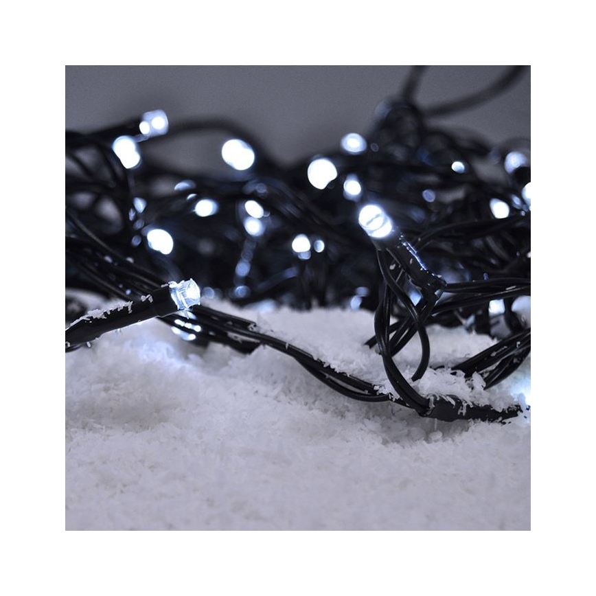 Brilagi - LED-ulkovaloketju 300xLED/8 toimintoa 35 m IP44 kylmä valkoinen