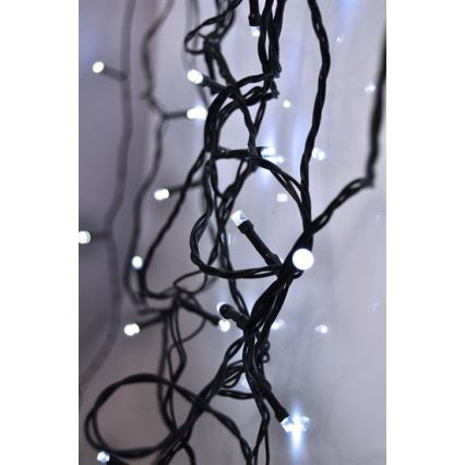 Brilagi - LED-ulkovaloketju 300xLED/8 toimintoa 35 m IP44 kylmä valkoinen