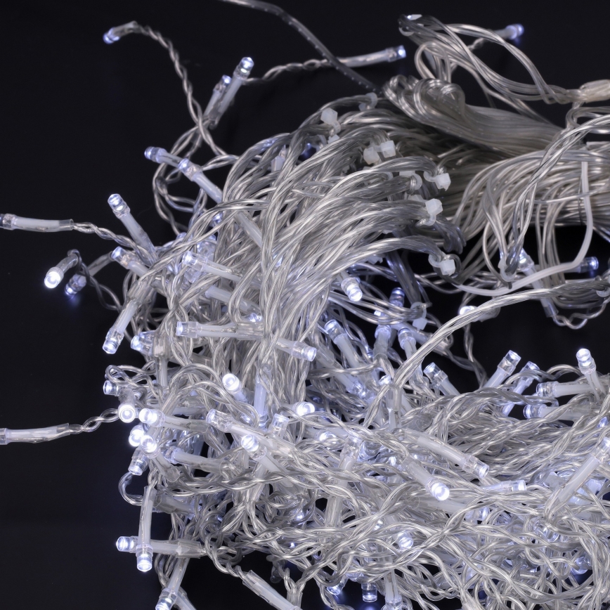 Brilagi - LED-ulkovaloketju 400xLED/8 toimintoa 23m IP44 kylmänvalkoinen