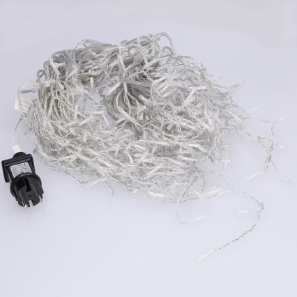 Brilagi - LED-ulkovaloketju 400xLED/8 toimintoa 23m IP44 kylmänvalkoinen
