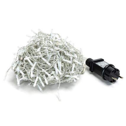 Brilagi - LED-ulkovaloketju 400xLED/8 toimintoa 23x0,6m IP44 kylmänvalkoinen