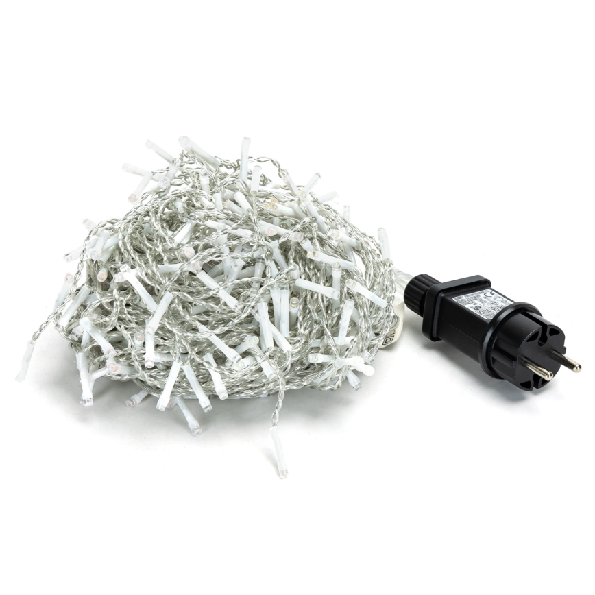 Brilagi - LED-ulkovaloketju 400xLED/8 toimintoa 23x0,6m IP44 kylmänvalkoinen