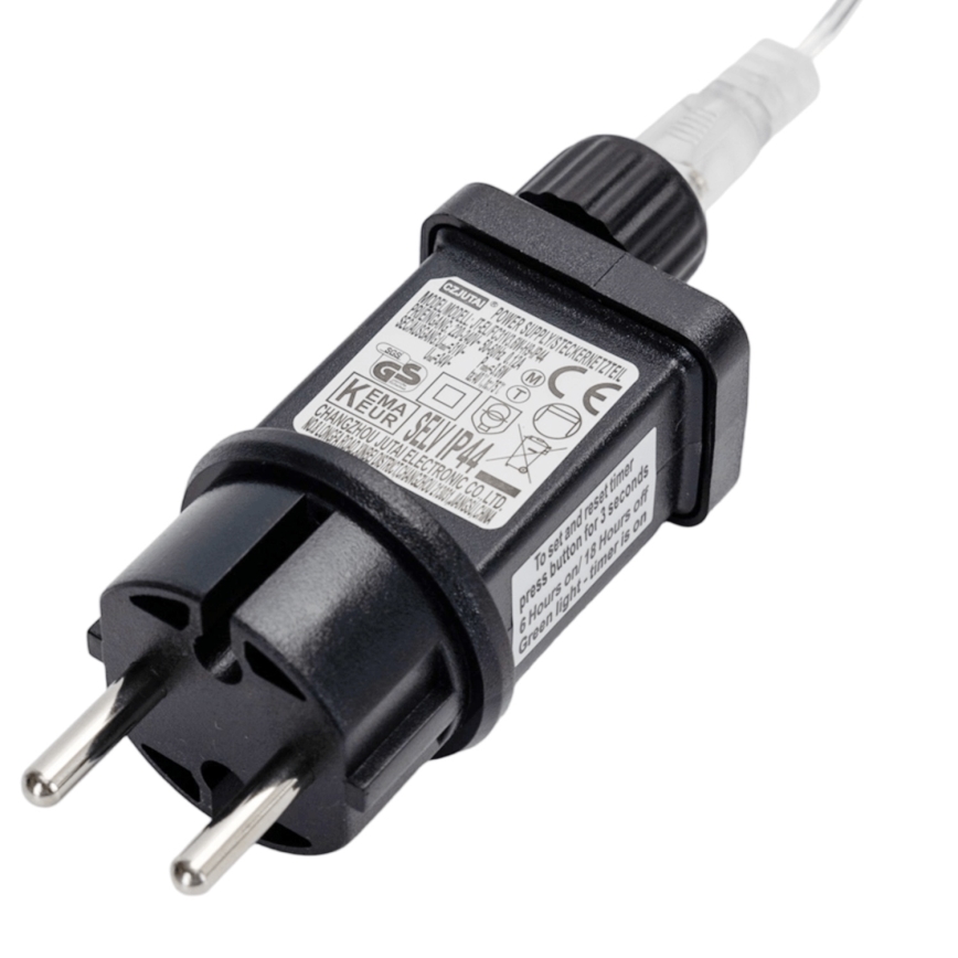 Brilagi - LED-ulkovaloketju 400xLED/8 toimintoa 23x0,6m IP44 kylmänvalkoinen