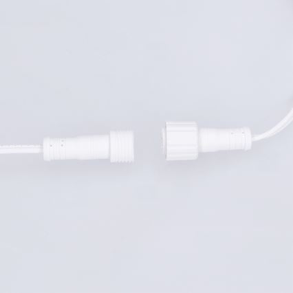 Brilagi - LED-ulkokoristevalosarja GIRLANDA 25xE12/0,8W/230V 20 m, valkoinen, IP44, lämmin valkoinen