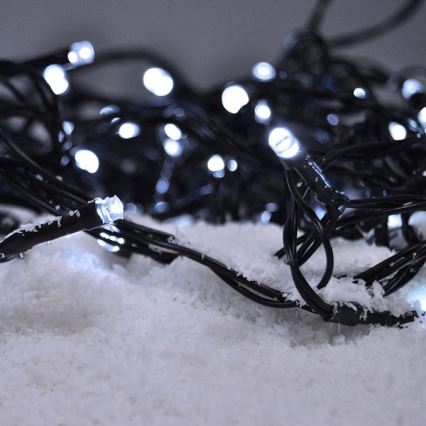 Brilagi - LED-ulkovalosarja 150xLED/8 toimintoa 18 m IP44 kylmä valkoinen