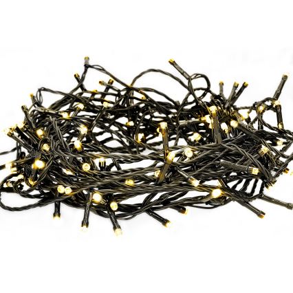 Brilagi - LED-ulkovalosarja 200 LED, 8 valaistustilaa, 23 m, IP44, lämmin valkoinen