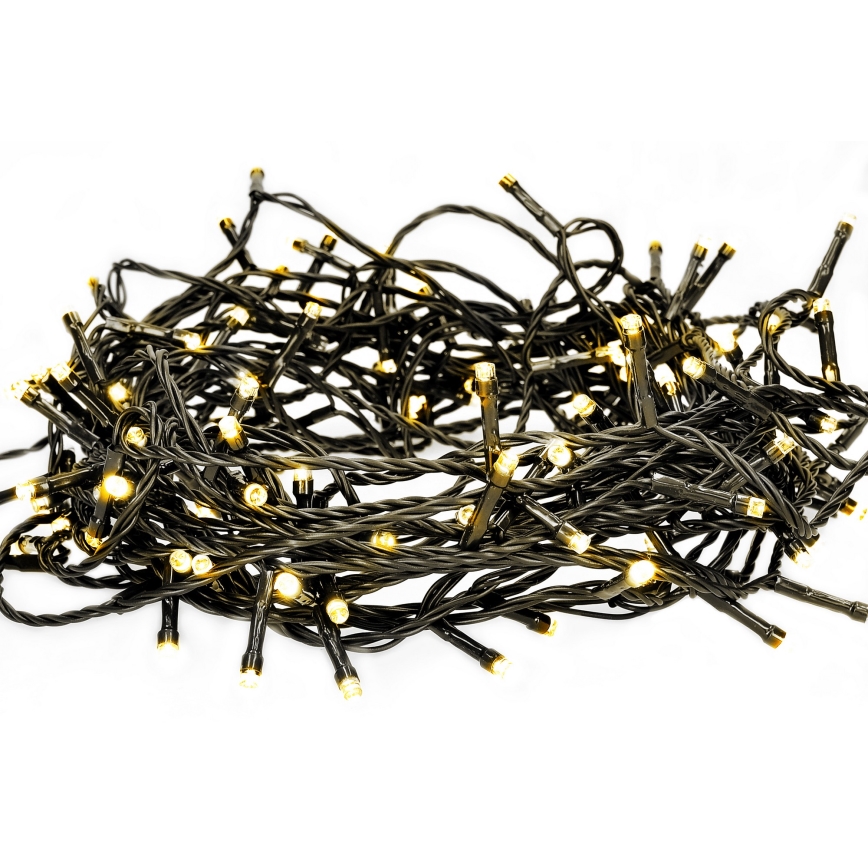 Brilagi - LED-ulkovalosarja 200 LED, 8 valaistustilaa, 23 m, IP44, lämmin valkoinen