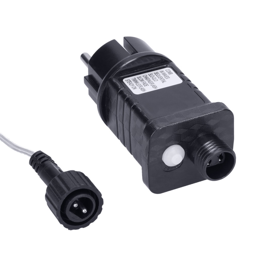 Brilagi - LED-ulkovalosarja 360 LED/8 toimintoa, 14 m, IP44, lämmin valkoinen, jääpuikkovalot