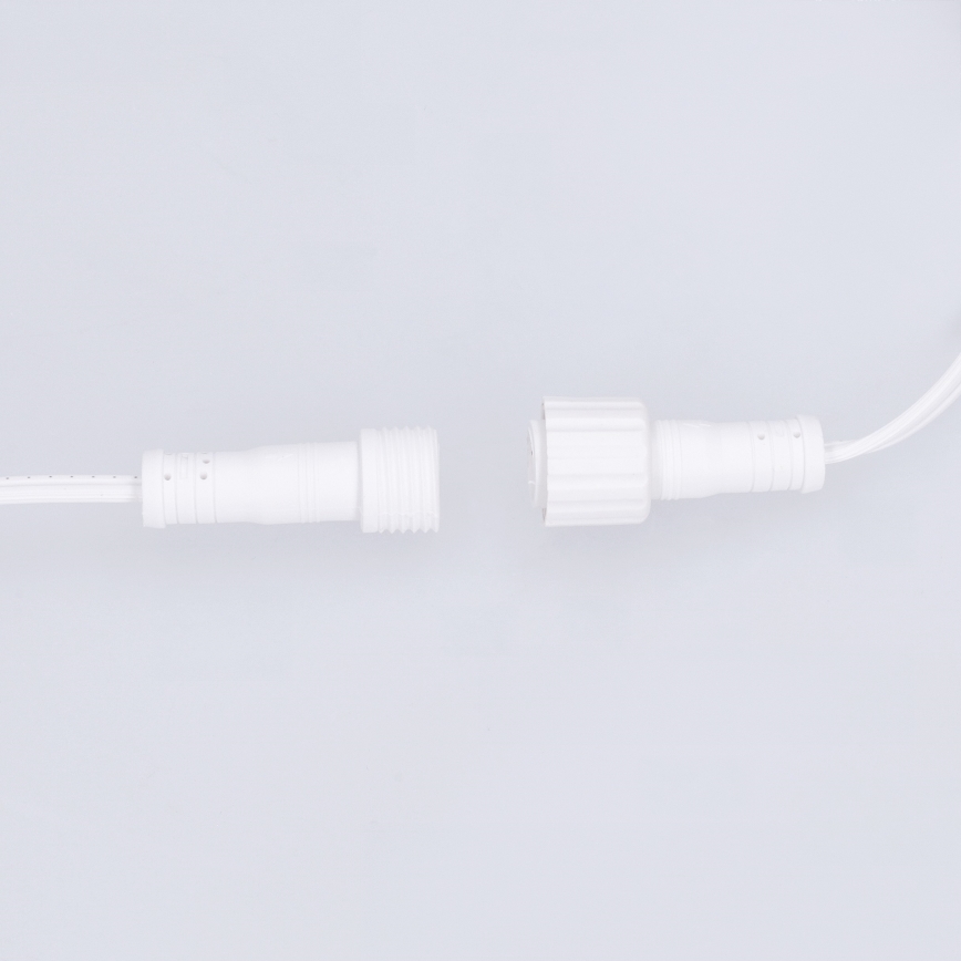 Brilagi - LED ulkokäyttöön tarkoitettu koristevalosarja GIRLANDA 10xE12/0,6W/230V 8 m valkoinen IP44 lämmin valkoinen
