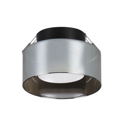Brilagi - LED Upotettava alasvalo AURA LUX 1xGX53/30W/230V halkaisija 13 cm musta/savunvärinen