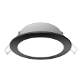 Brilagi - LED-upotettava kylpyhuoneen alasvalo LED/12W/230V 3000K musta IP65