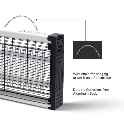 Brilagi - LED-UV-hyönteispyydys 2xLED/4W/230V 50 m²