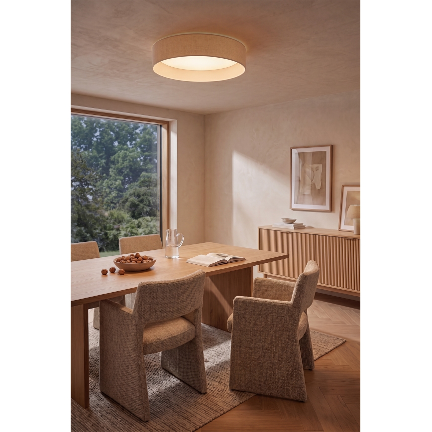 Brilagi - LED-kattovalaisin VELVET SIMPLE LED/24W/230V 3000K Ø 45 cm kermanvärinen