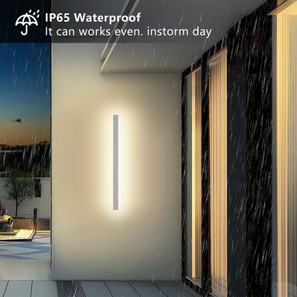 Brilagi - LED ulkoseinävalaisin LINEAR LED/22W/230V 3000K IP65 100 cm valkoinen CRI 90
