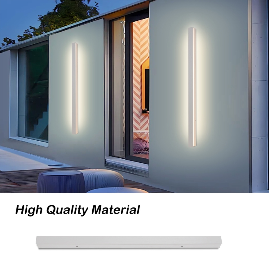 Brilagi - LED ulkoseinävalaisin LINEAR LED/22W/230V 3000K IP65 100 cm valkoinen CRI 90