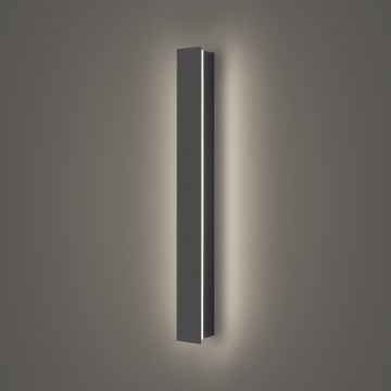 Brilagi - LINEAR LED ulkoseinävalaisin 12W/230V 4000K IP65 50 cm antrasiitti CRI 90
