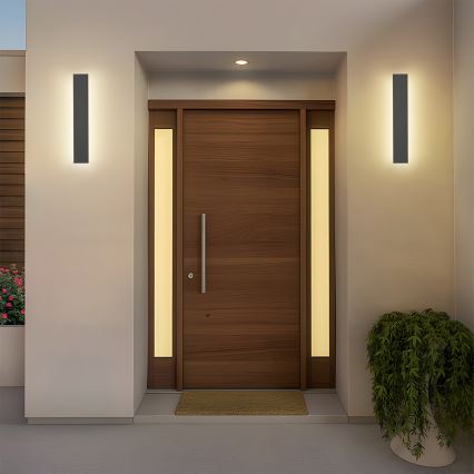 Brilagi - LED-ulkoseinävalaisin LINEAR LED/8W/230V 3000K IP65 30 cm antrasiitinharmaa CRI 90