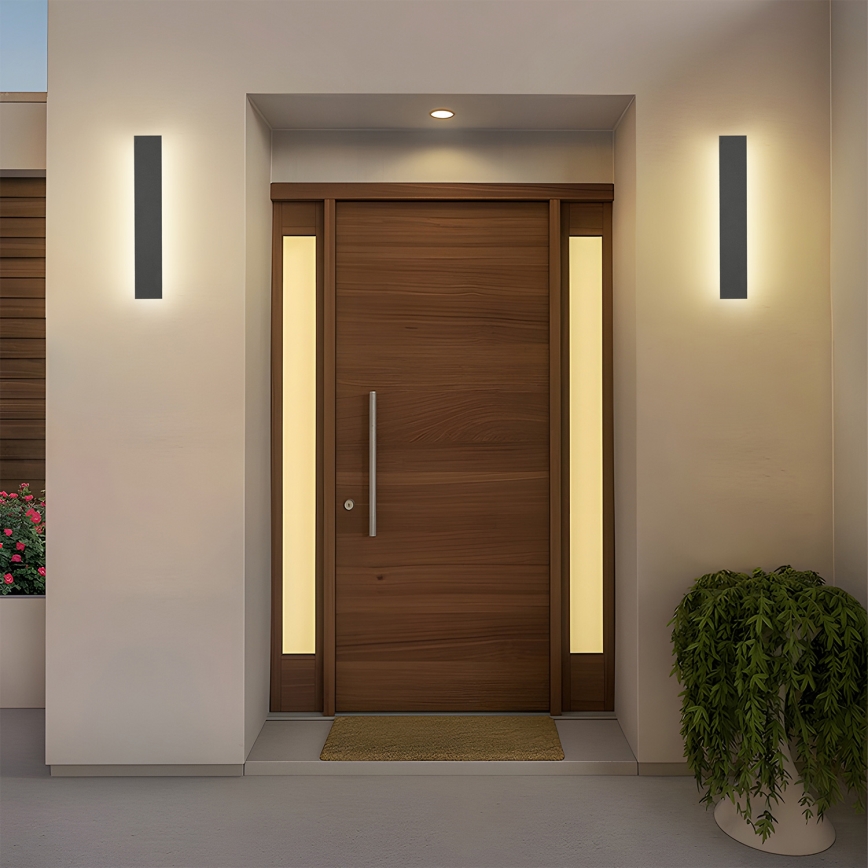 Brilagi - LED-ulkoseinävalaisin LINEAR LED/8W/230V 3000K IP65 30 cm antrasiitinharmaa CRI 90