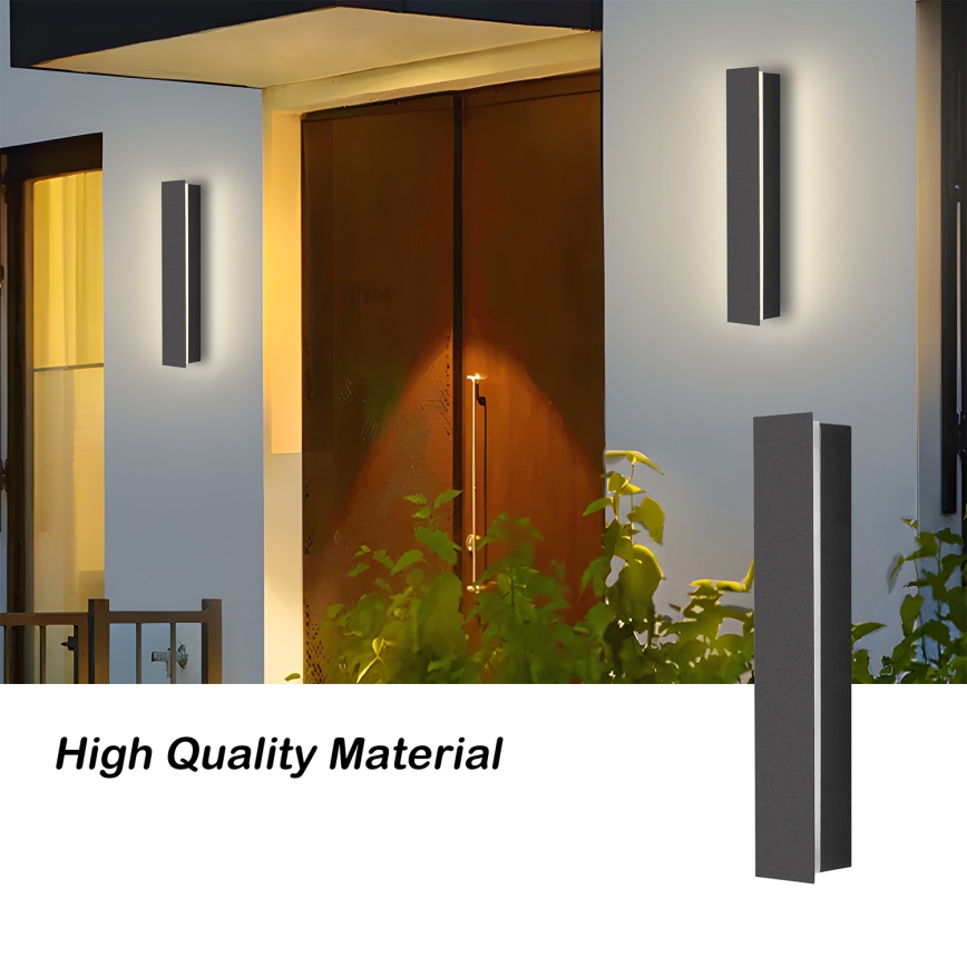 Brilagi - LED-ulkoseinävalaisin LINEAR LED/8W/230V 3000K IP65 30 cm antrasiitinharmaa CRI 90