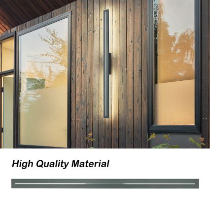 Brilagi - LED-ulkoseinävalaisin LINEO LED/24W/230V 4000K IP65 100 cm antrasiitti CRI 90