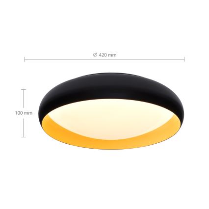 Brilagi - LED himmennettävä kattovalaisin LIVIA LED/48W/230V 3000-6500K halkaisija 42 cm + kaukosäädin