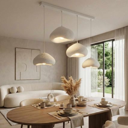 Brilagi - LORA riippuvalaisin johdolla 4xE27/40W/230V valkoinen