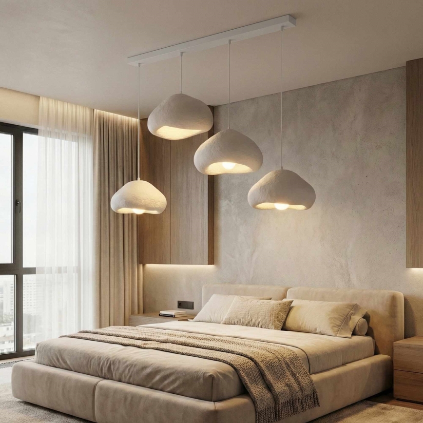 Brilagi - LORA riippuvalaisin johdolla 4xE27/40W/230V valkoinen