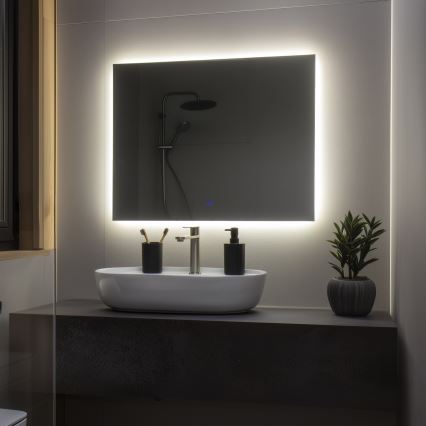 Brilagi - LED-kylpyhuonepeili LUCE LED/28W/230V 60x80 cm IP44 CRI 90 himmennettävä + CCT