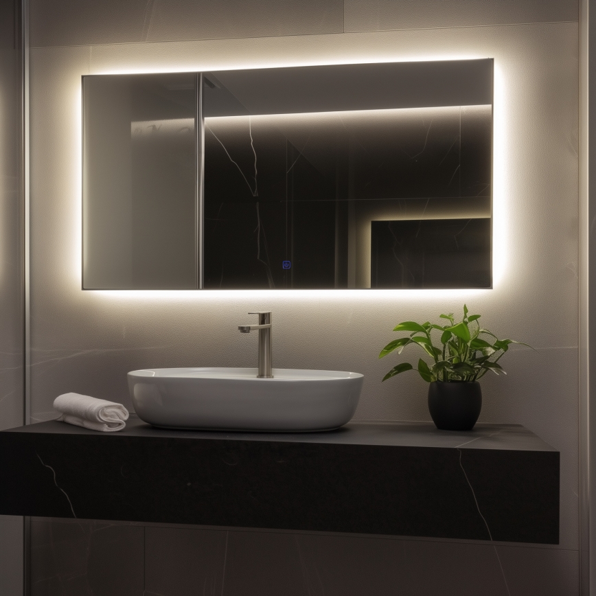 Brilagi - LED-kylpyhuonepeili LUCE LED/36W/230V 60x120 cm IP44 CRI 90 himmennettävä + CCT