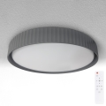 Brilagi - LUCIA himmennettävä LED-kattovalaisin 48 W / 230 V, 3000–6500 K, Ø 41 cm, harmaa + kaukosäädin
