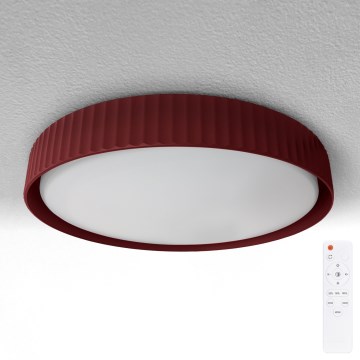 Brilagi - LUCIA himmennettävä LED-kattovalaisin LED/48W/230V 3000-6500K halkaisija 41 cm punainen + kaukosäädin