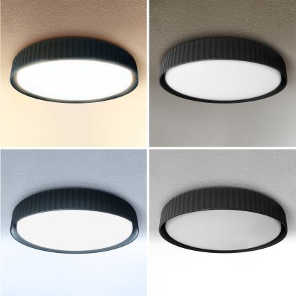 Brilagi - LUCIA LED-himmennettävä kattovalaisin LED/48W/230V 3000-6500K Ø 41 cm musta + kaukosäädin