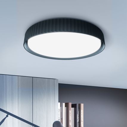 Brilagi - LUCIA LED-himmennettävä kattovalaisin LED/48W/230V 3000-6500K Ø 41 cm musta + kaukosäädin