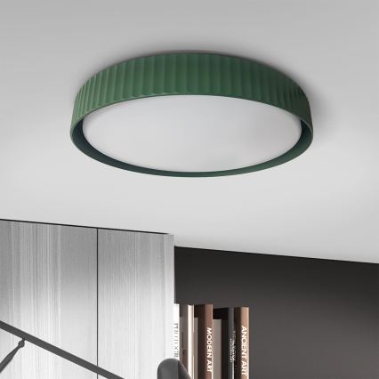 Brilagi - Himmennettävä LED-kattovalaisin LUCIA LED/60W/230V 3000–6500K, halkaisija 59 cm, vihreä + kaukosäädin