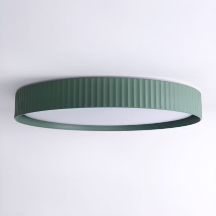 Brilagi - Himmennettävä LED-kattovalaisin LUCIA LED/60W/230V 3000–6500K, halkaisija 59 cm, vihreä + kaukosäädin