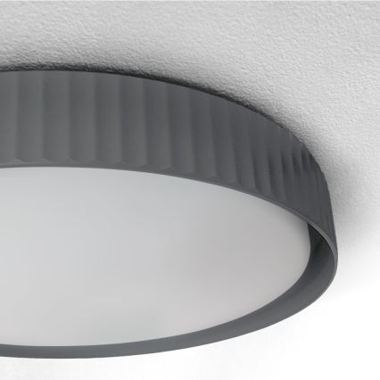 Brilagi - LUCIA LED - kattovalaisin LED/24W/230V, Ø 31 cm, harmaa