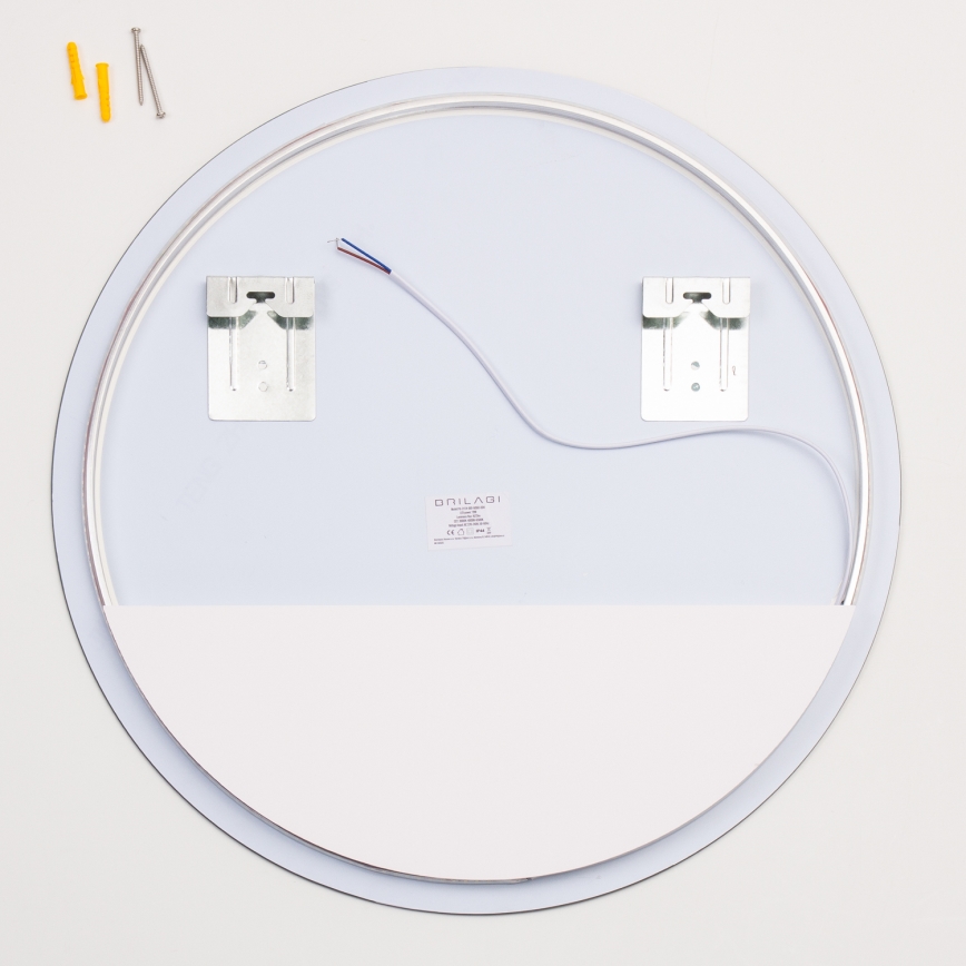 Brilagi - LED-kylpyhuonepeili LUNA LED/19W/230V halkaisija 60 cm IP44 CRI 90 himmennettävä + CCT