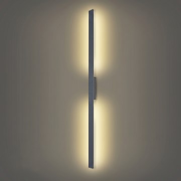 Brilagi - LUNA LED-ulkovalaisin seinälle LED/30W/230V 4000K IP65 150 cm antrasiitti CRI 90