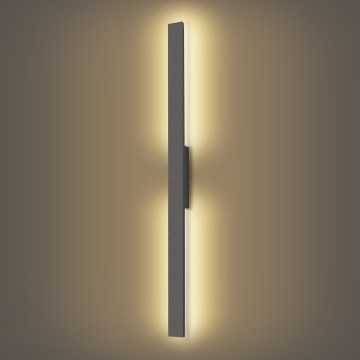 Brilagi - LUNA LED-ulko­seinävalaisin 24W/230V 3000K IP65 100 cm antrasiitti CRI 90